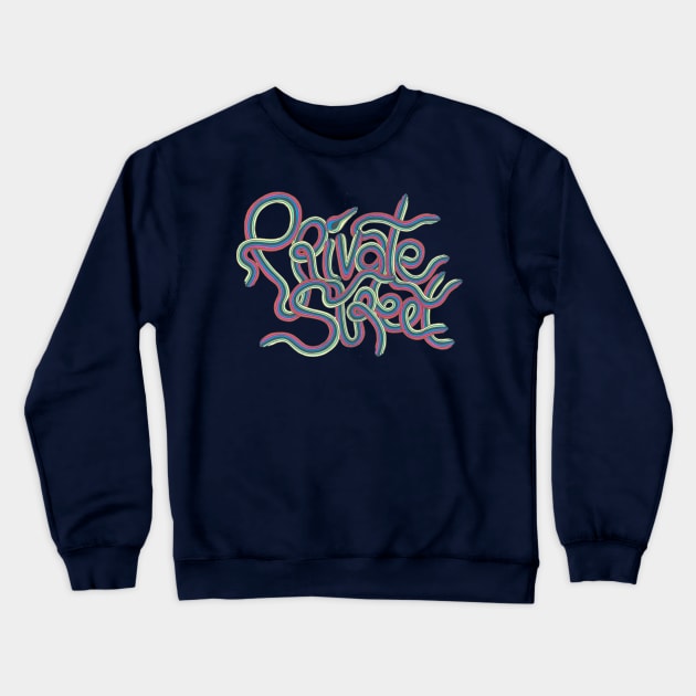 PStreet Logo Crewneck Sweatshirt by PrivateStreetComedy